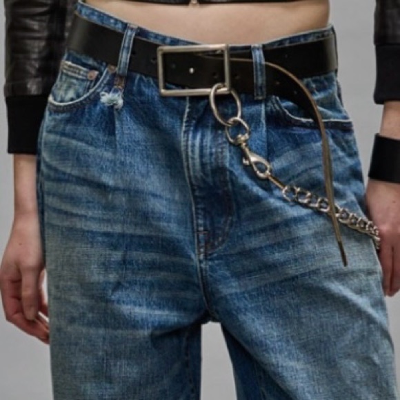 R13 Wayne Articulated Knee Jeans In Dawson Blue